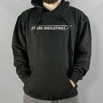 Stark Industries graphic Hoodie in Black