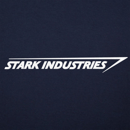 Stark Industries graphic Unisex Heavyweight T-Shirt in Navy Blue