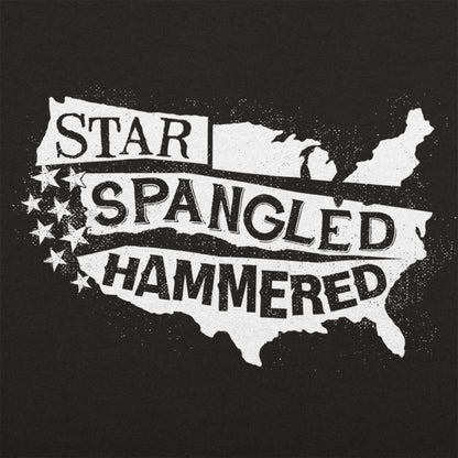 Star-Spangled Hammered USA 4th of July Drinking Design