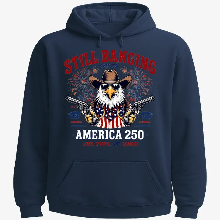 Still Banging America 250-Hoodie-Navy Blue