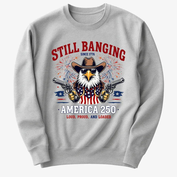 Still Banging America 250-Sweater-Gray Heather