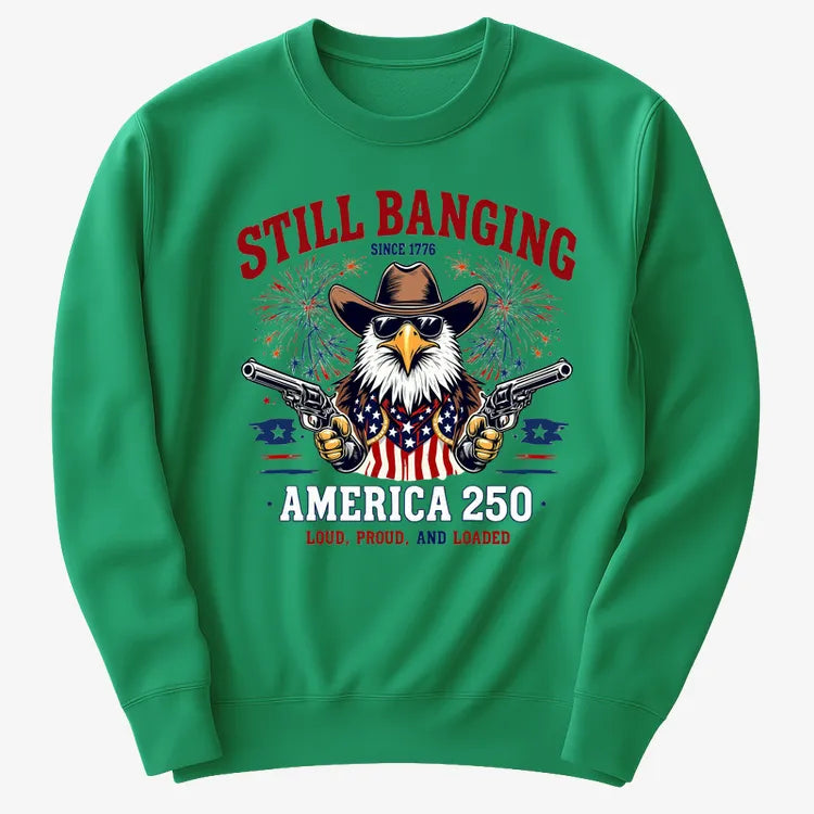Still Banging America 250-Sweater-Green