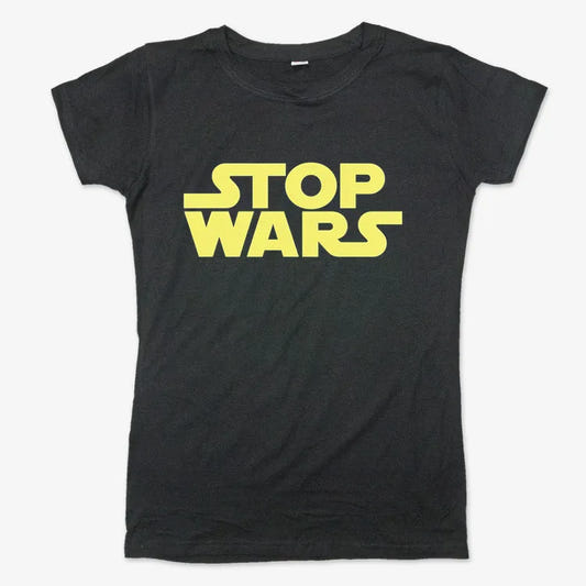 STOP WARS Statement Tee graphic Women's T-Shirt in Midnight