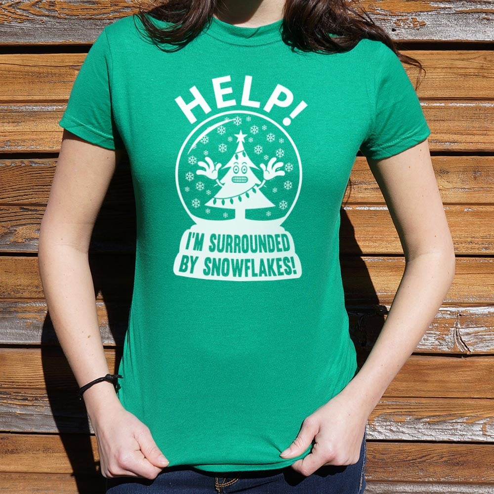 Surrounded By Snowflakes - 6DollarShirts