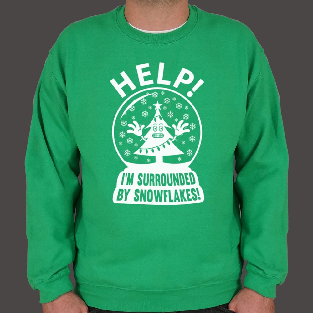 Surrounded By Snowflakes - 6DollarShirts