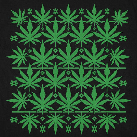 Sweet Leaf Ugly Sweater Pattern detail