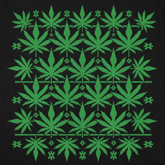 Sweet Leaf Ugly Sweater Pattern detail