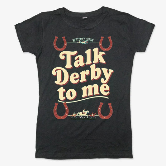 Talk Derby to Me-Women's T-Shirt-Midnight