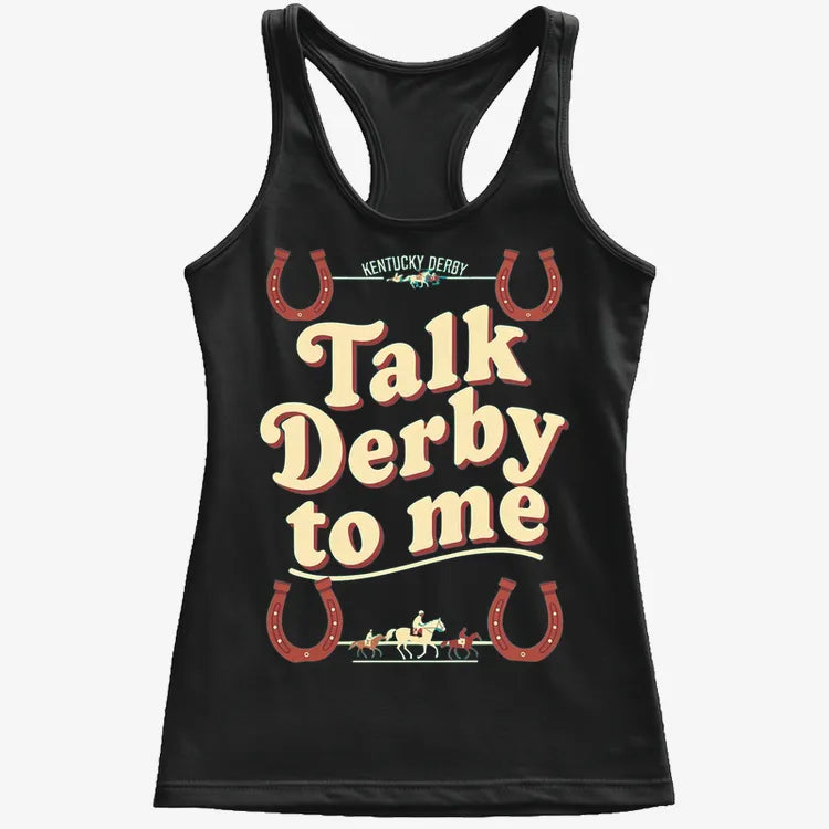 Talk Derby to Me-Women's Tank Top-Midnight