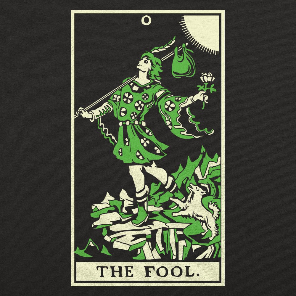 Tarot Fool Card Walking Off Cliff Graphic – 6DollarShirts