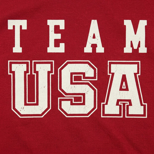 Team USA Varsity Style Patriotic Sports Graphic detail