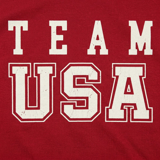 Team USA Varsity Style Patriotic Sports Graphic detail