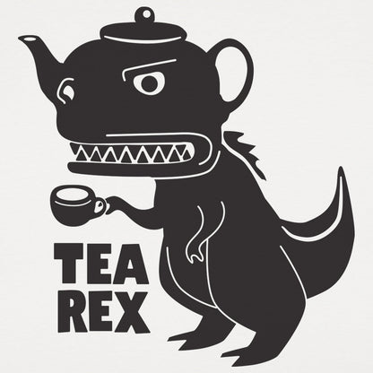 Tea Rex - Teapot Dinosaur Drinking Tea