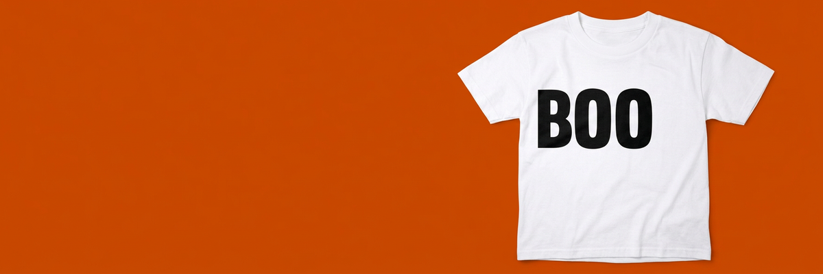 Tee Time deal of the day: Boo Halloween Word Graphic — $6