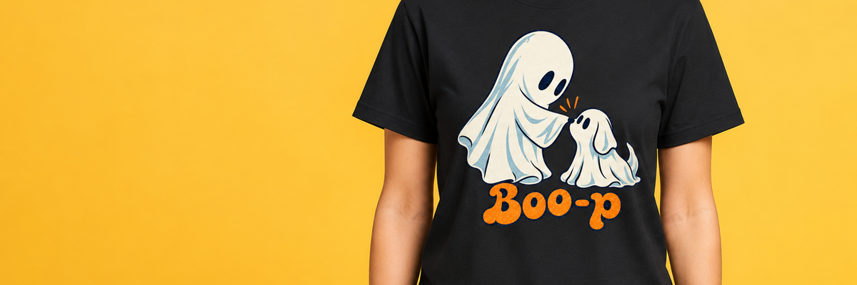 Tee Time deal of the day: Boo-p cute ghost and puppy — $6