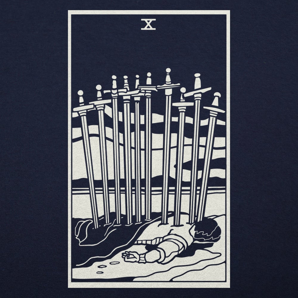 Tarot Ten of Swords - 6DollarShirts