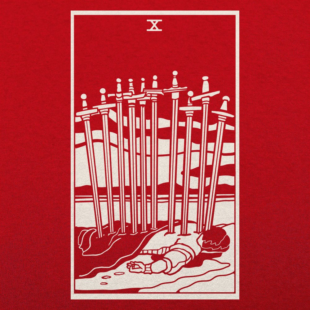 Tarot Ten of Swords - 6DollarShirts
