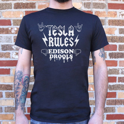 Tesla Rules Edison Drools - 6DollarShirts