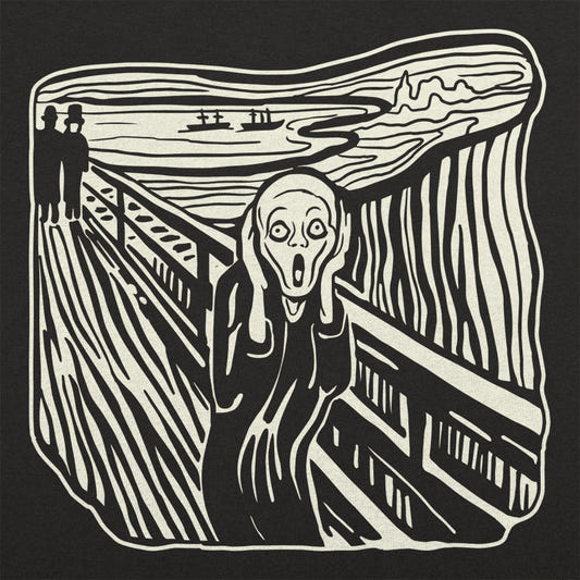 The Scream Graphic of Edvard Munch's Painting tee design