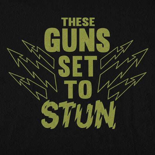 These Guns Set to Stun Muscle Graphic detail