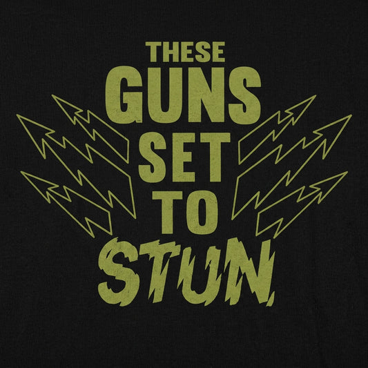 These Guns Set to Stun Muscle Graphic detail