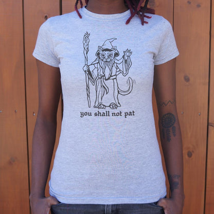 You Shall Not Pat Wizard Cat with Staff