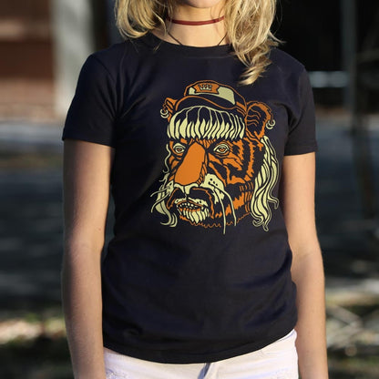 Tiger Man Mullet Half Man Half Tiger Face