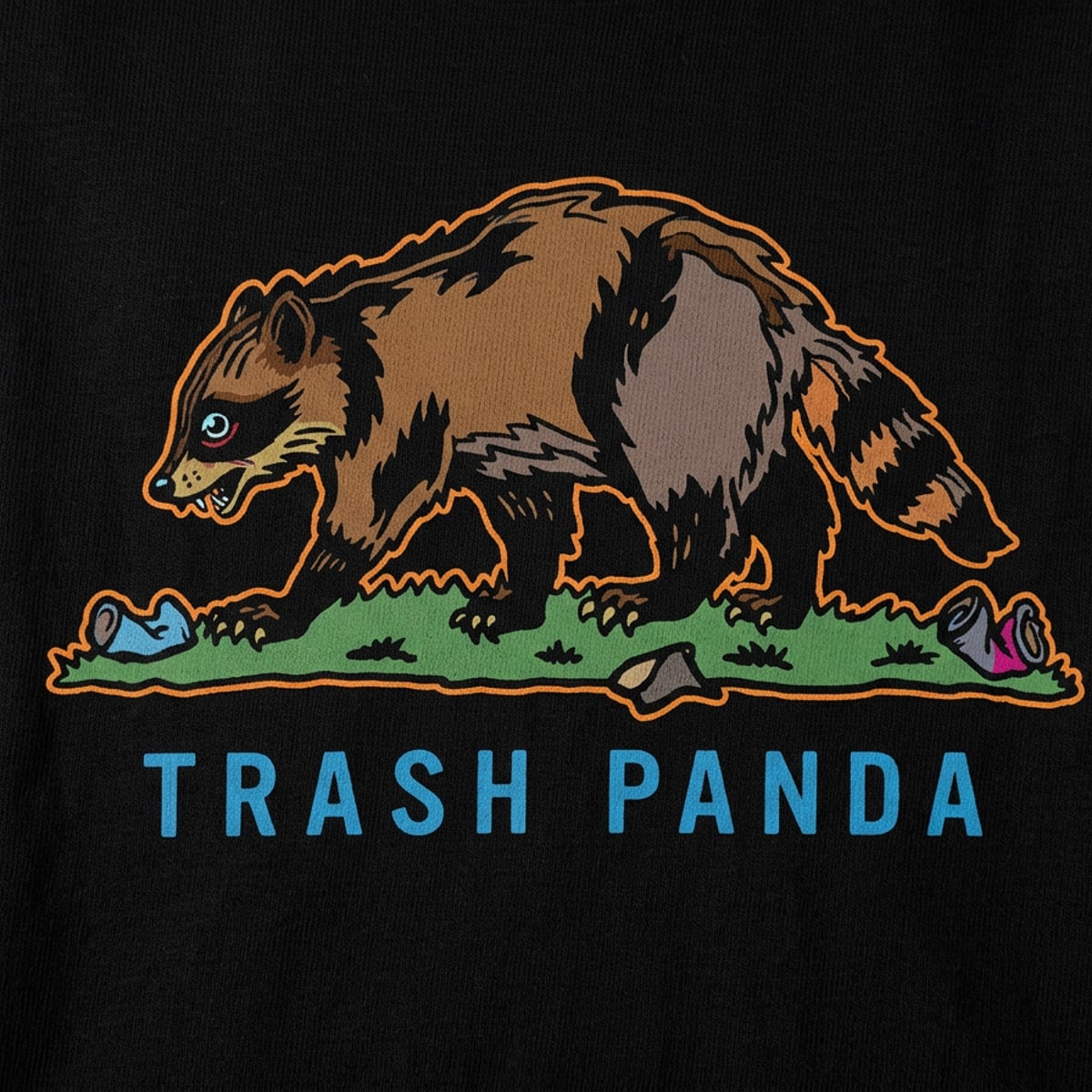 Trash Panda Full Color detail