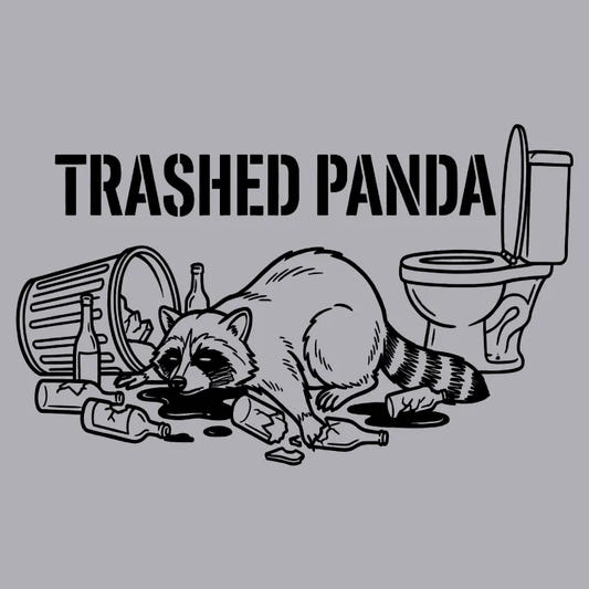 Trashed Panda Tee graphic tee design