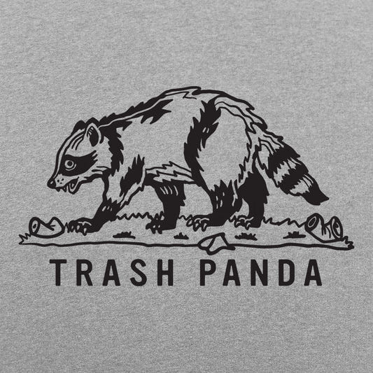 Trash Panda Raccoon Garbage Pun graphic tee design