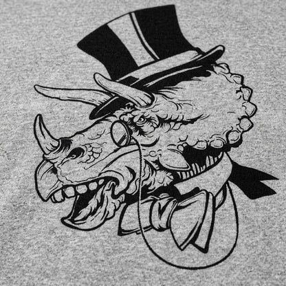Triceratops in a Top Hat Illustration detail