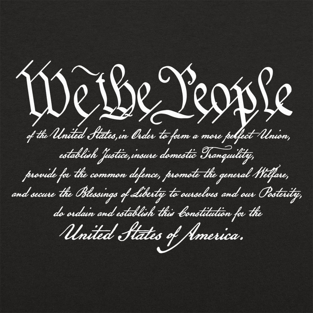 US Constitution Preamble - 6DollarShirts