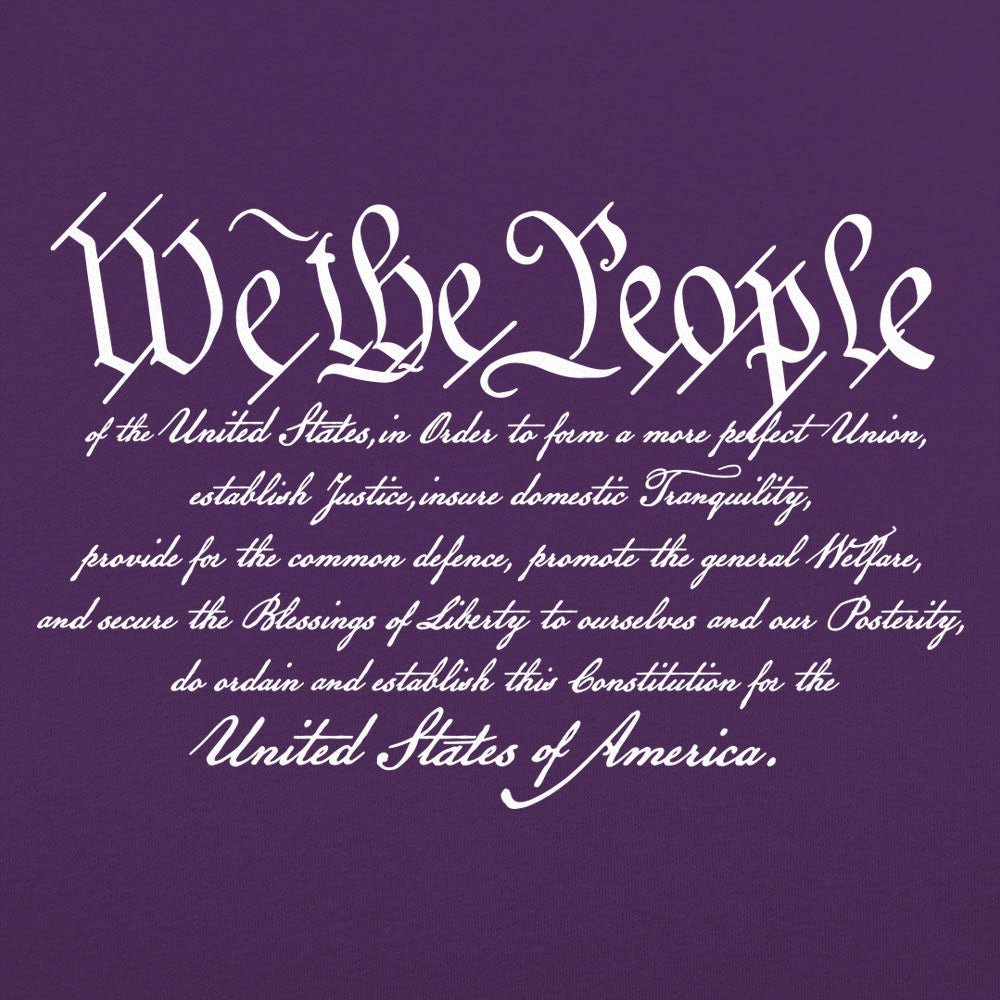 US Constitution Preamble - 6DollarShirts