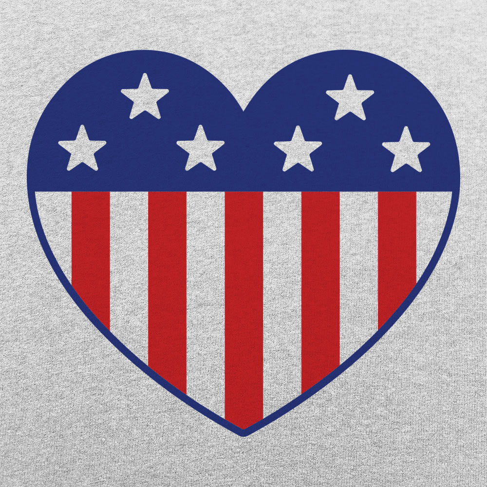 US Flag Heart - 6DollarShirts
