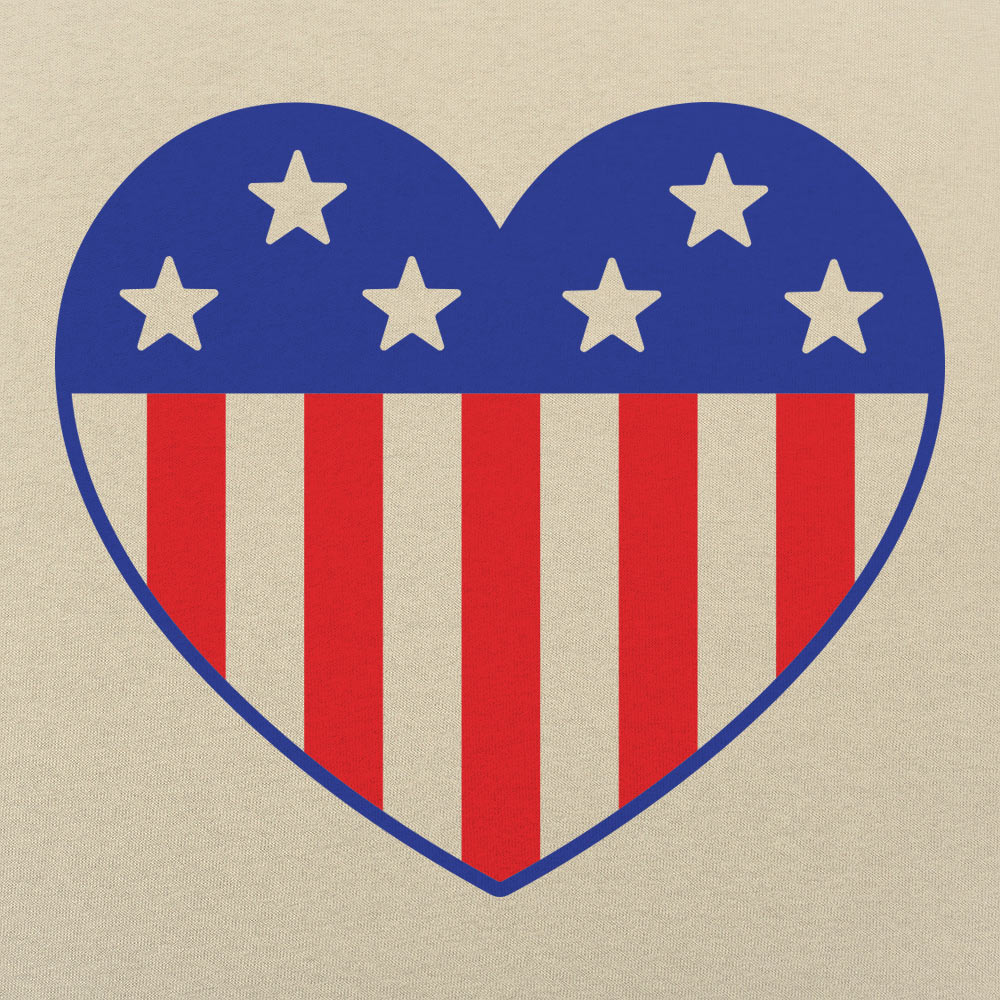 US Flag Heart - 6DollarShirts