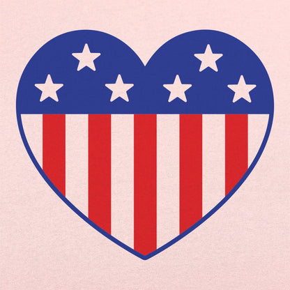 US Flag Heart - 6DollarShirts