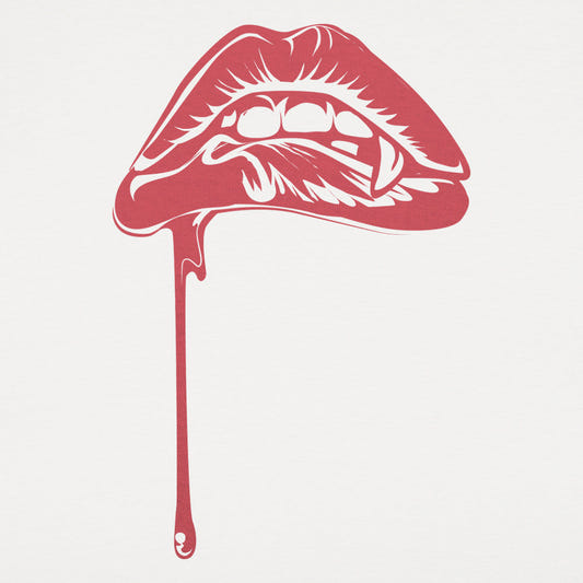Vampire Lips Graphic tee design