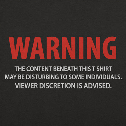 Viewer Discretion Advised Warning Label