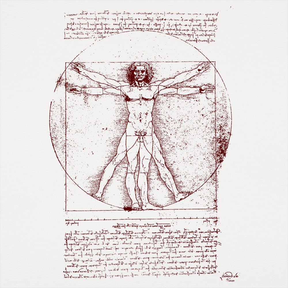 The Vitruvian Man - 6DollarShirts