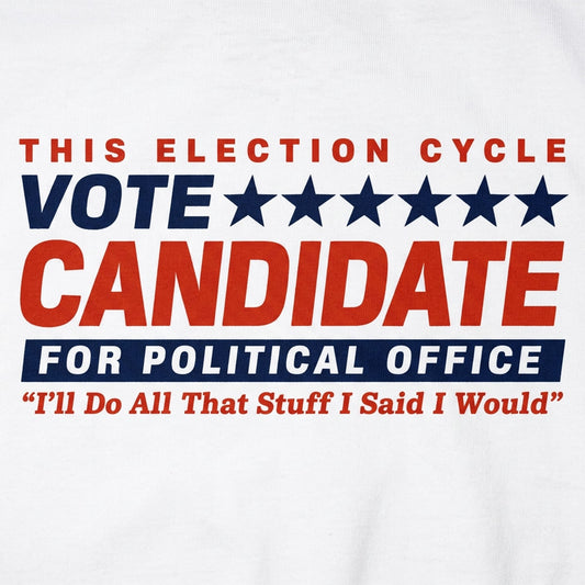 Vote Candidate for Political Office Parody detail