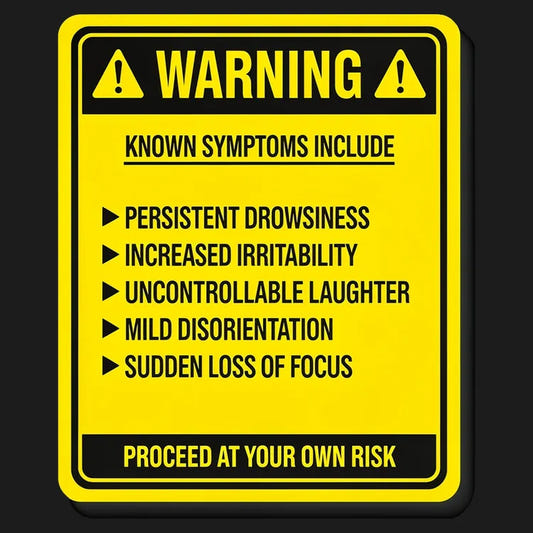 Warning: Known Symptoms Include graphic tee design