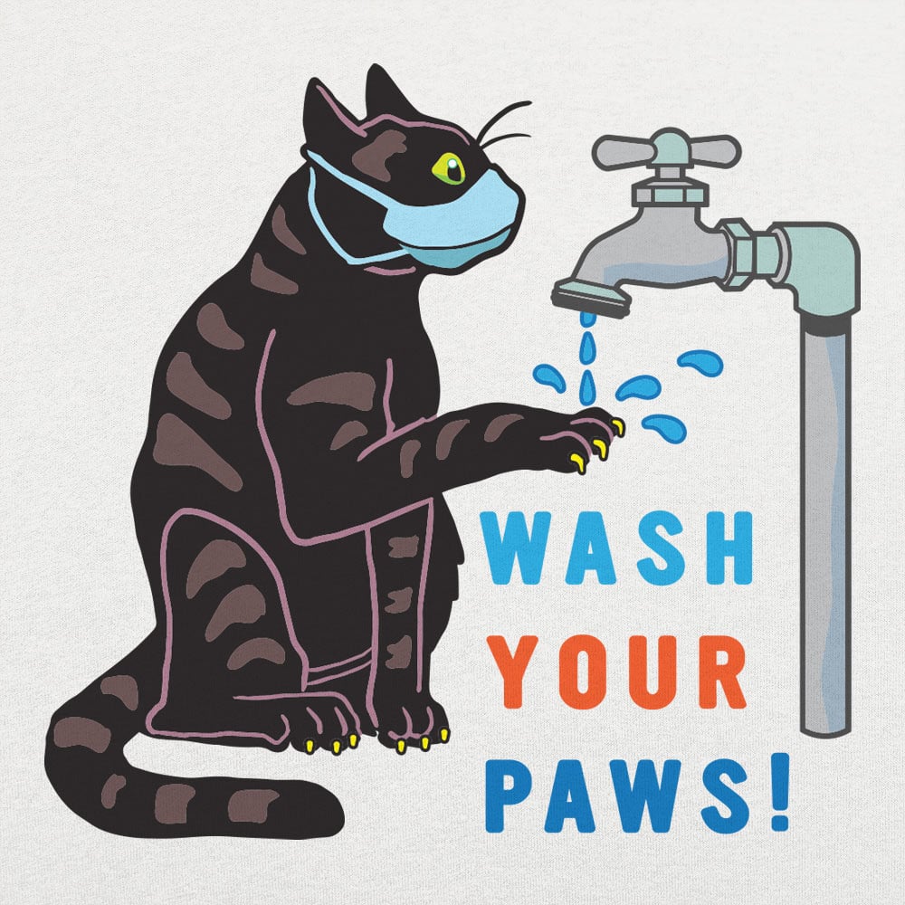 Wash Your Paws Full  Color