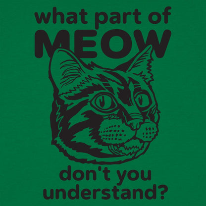 What Part of Meow Don't You Understand Tabby Cat
