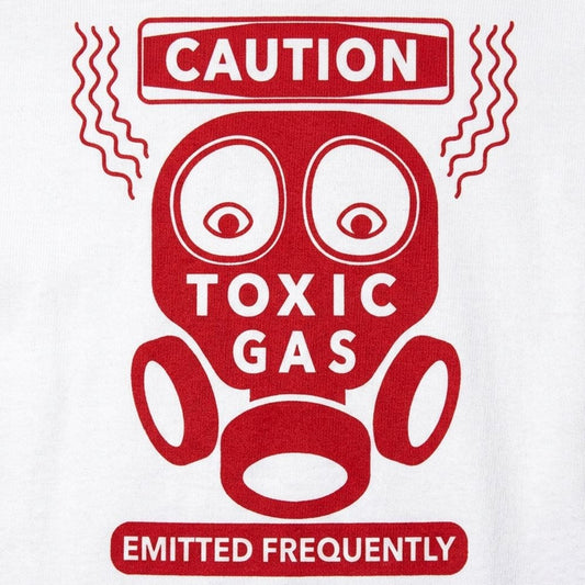 Toxic Gas Caution Gas Mask Fart Warning detail
