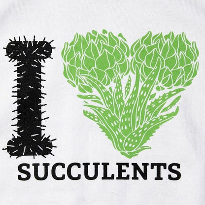 I Love Succulents detail