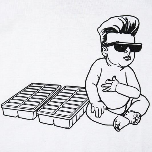 Ice Ice Baby Cool Rapper Baby with Ice Cube Trays detail