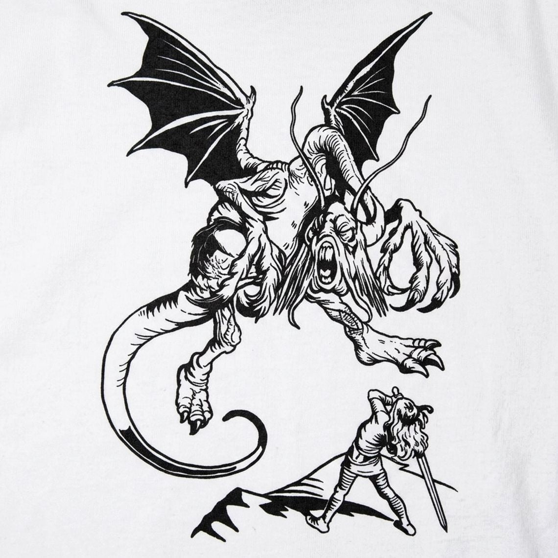 The Jabberwocky Alice in Wonderland Illustration detail