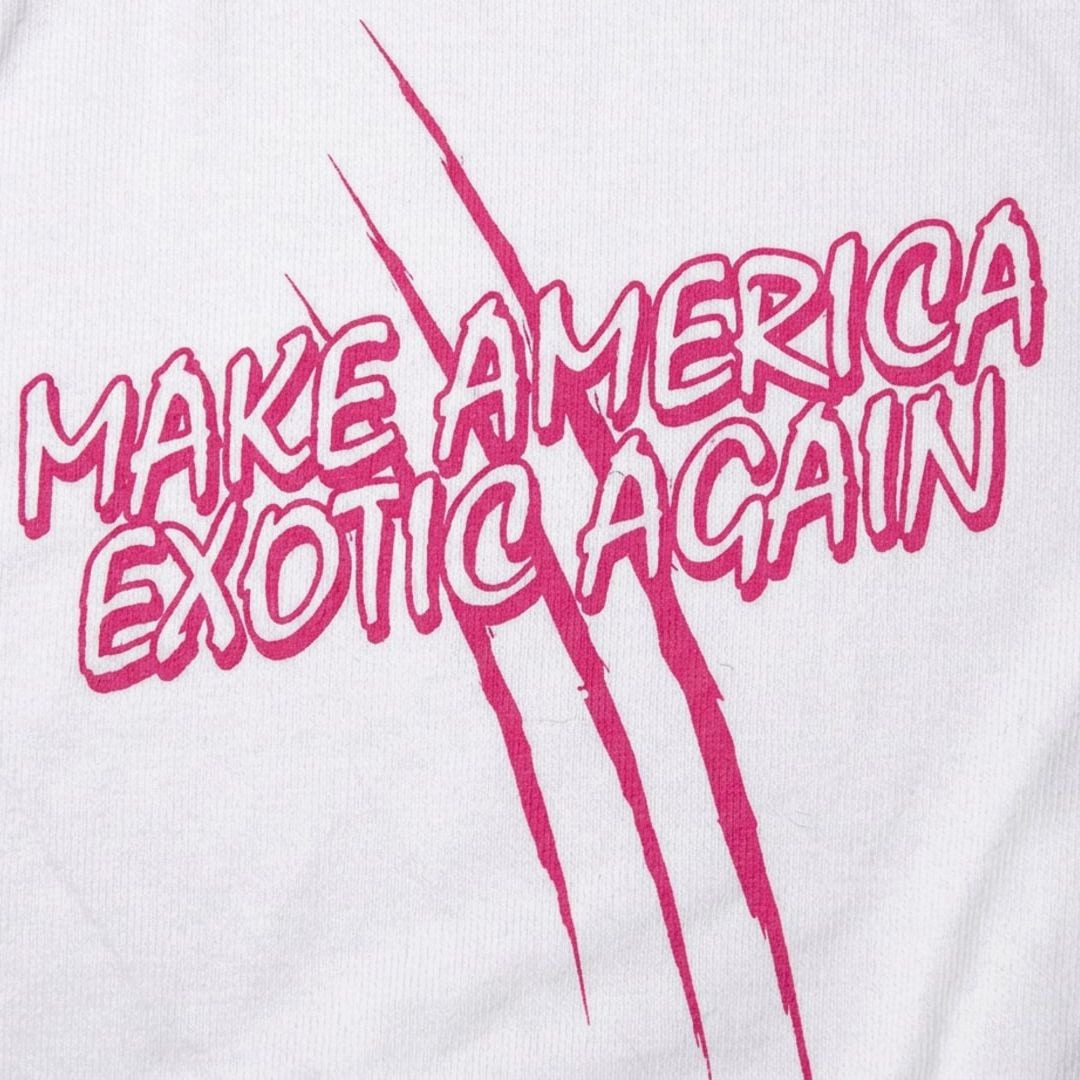Make America Exotic Again Tiger Claw Scratch Design detail