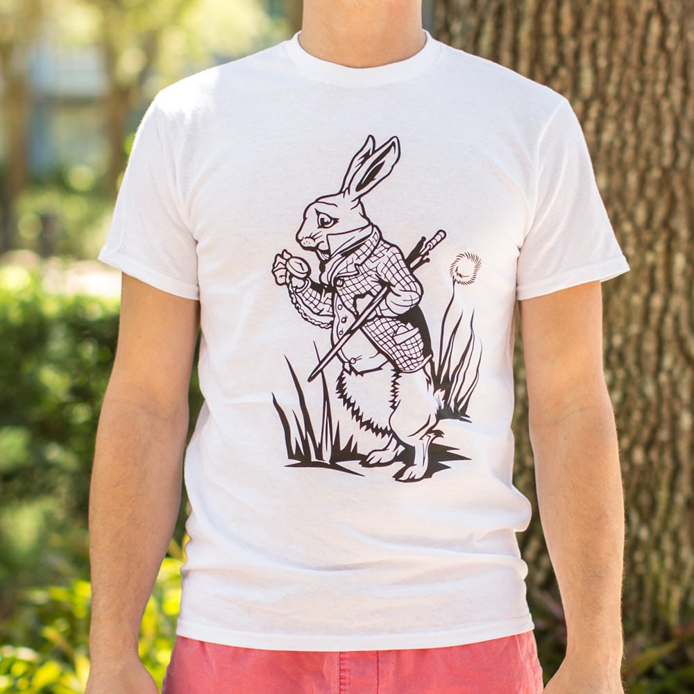 The White Rabbit Checking His Pocket Watch – 6DollarShirts
