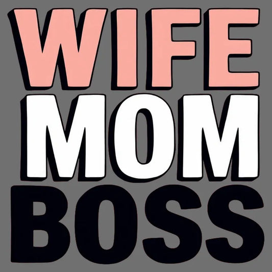 Wife Mom Boss Empowerment Tee-Default-Thumbnail